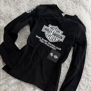 Harley-Davidson Black Long Sleeve Tee